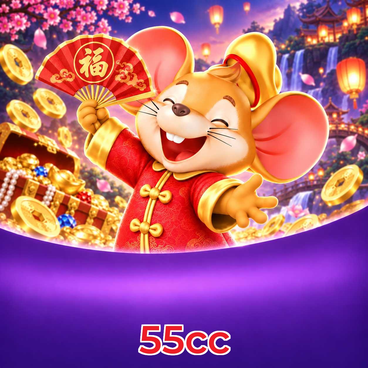 Página oficial da 55cc no Facebook com promoções e suporte